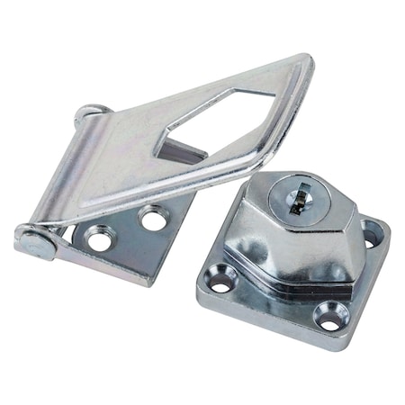 National Hardware National Hardware Zinc-Plated Steel 3.5 in. L Keyed Hasp Lock 1 pk N102-806